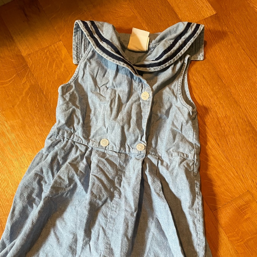 Cute blue “sailor” Romper